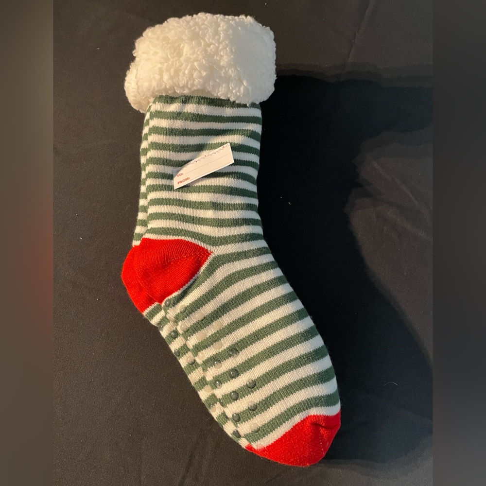 Fleece Lined Christmas Socks